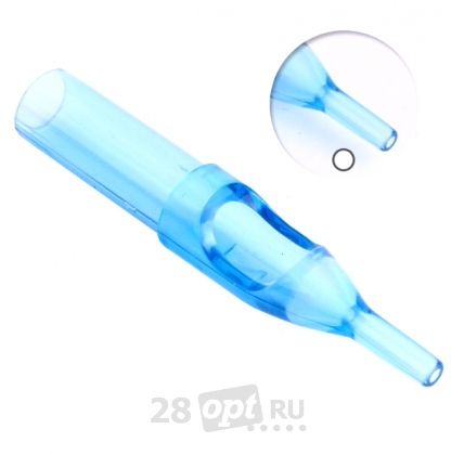 Тату-наконечник Round Professional Tip 11, Blue Sea, коробка 50 шт.